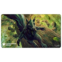 Ultra Pro - MTG Commander Series 6 Black Stitched Edge Playmat - Chatterfang FV1