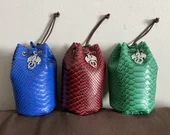 Medium Dragonhide drawstring dice bag - Dungeons and Dragons