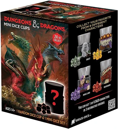 Dungeons & Dragons Mini Dice Cups