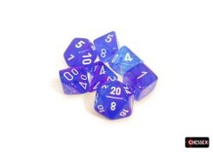 7 Nebula Aura w/ white dice set - CHX27567