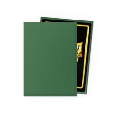 Dragon Shield - Standard Size Matte Sleeves (100 ct.) - Non-Glare Forest Green