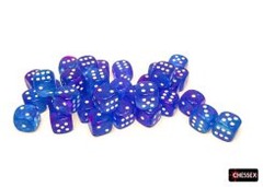 36 12mm Nebula Aura w/ white d6 dice - CHX27967