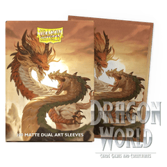 Standard Sleeves - Dual Matte Wood Snake - 100ct - Dragon Shield