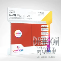 Standard Sleeves - Red Matte - 100CT - Gamegenic