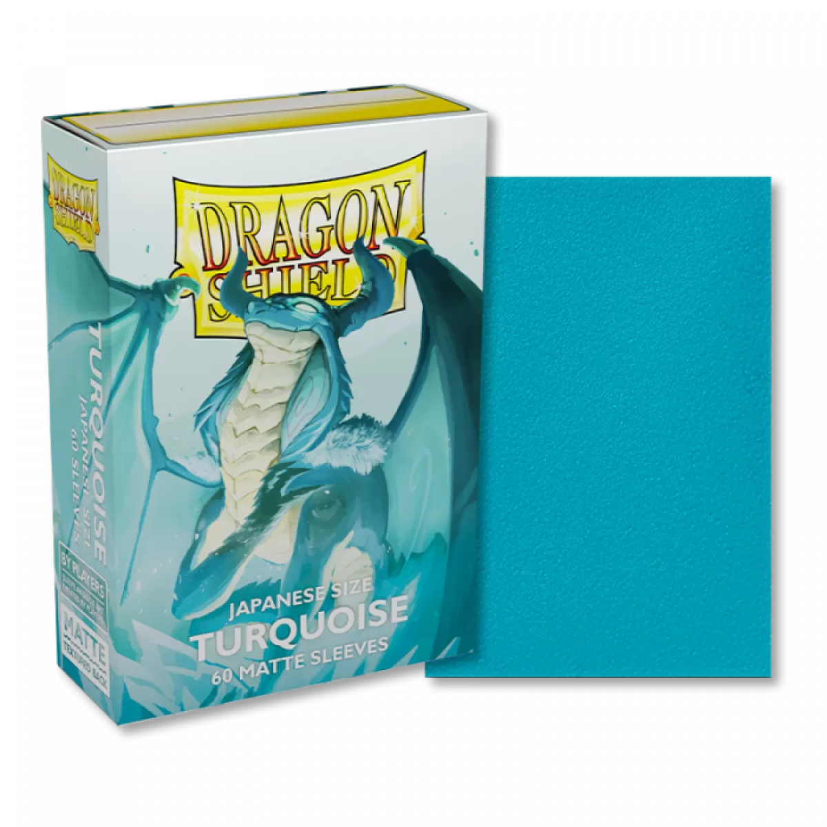 Japanese Sleeves - Turquoise Matte - 60CT - Dragon Shield
