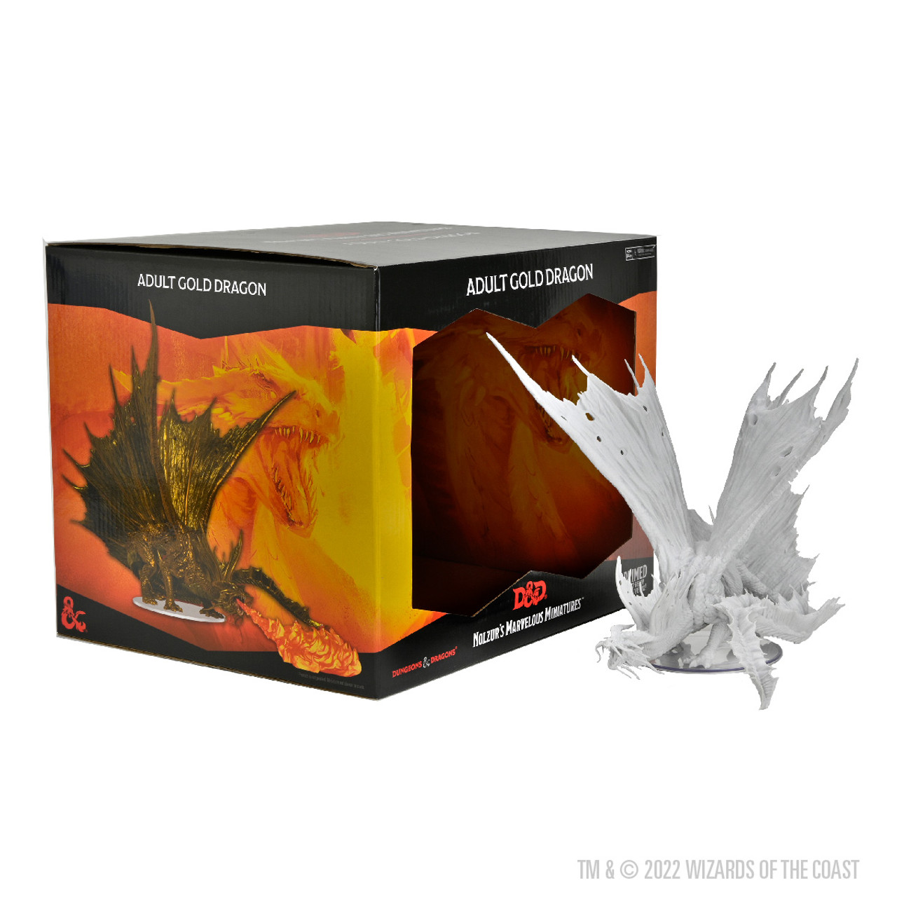 Adult Gold Dragon - Unpainted - D&D Nolzurs