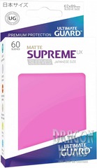 Japanese Sleeves - Pink - 60CT - Ultimate Guard