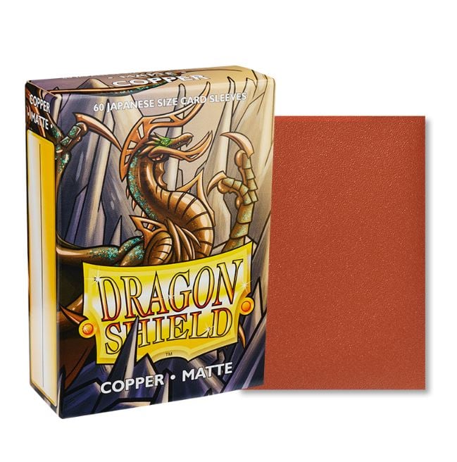 Japanese Sleeves - Copper Matte - 60CT - Dragon Shield