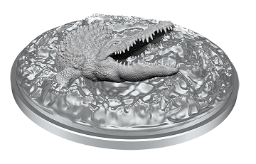 Crocodile - Unpainted - D&D Nolzurs