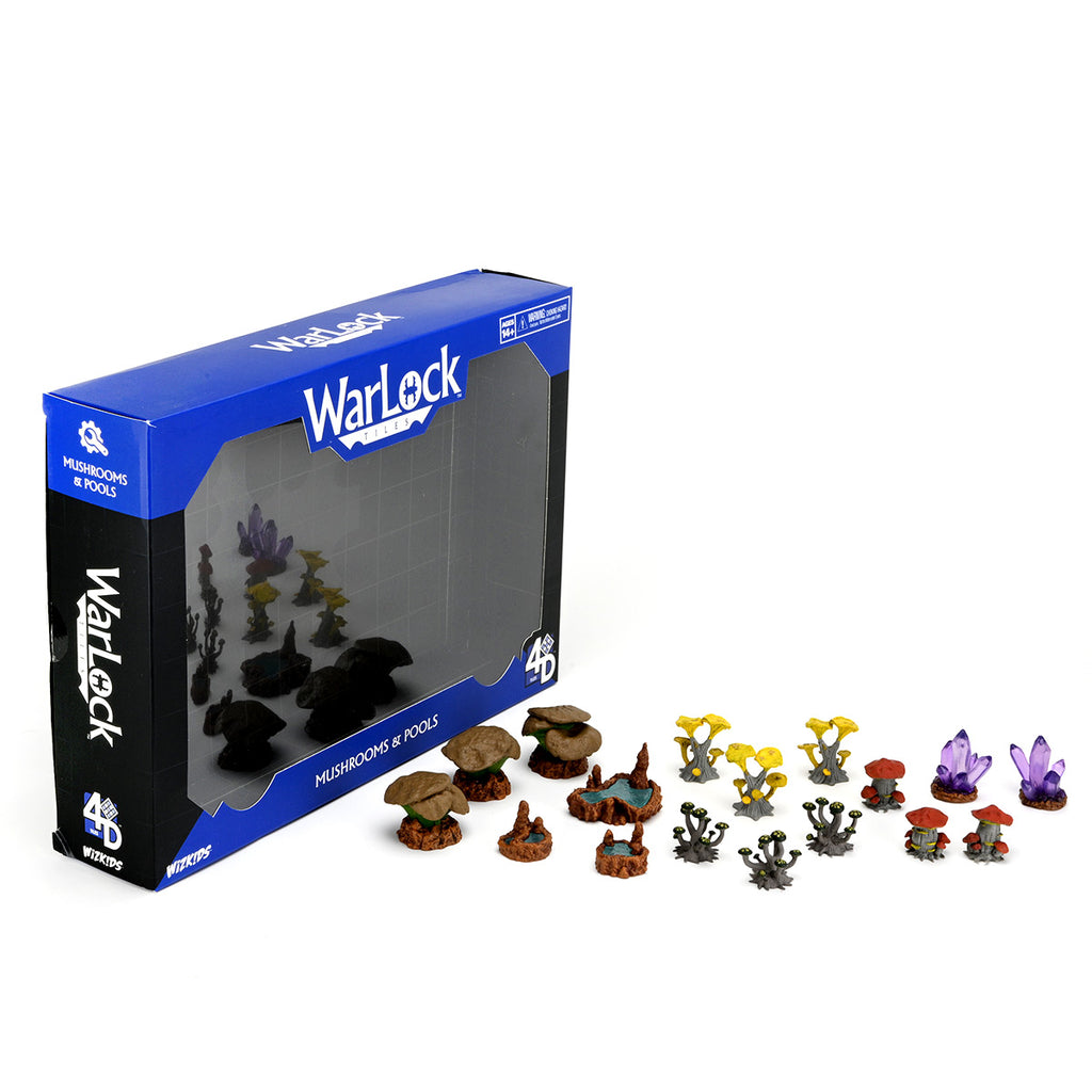 Warlock Tiles Accessory - Mushrooms & Pools