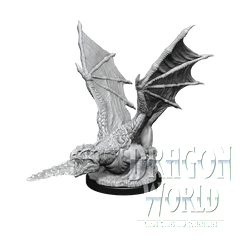 White Dragon Wyrmling - Unpainted - D&D Nolzur's