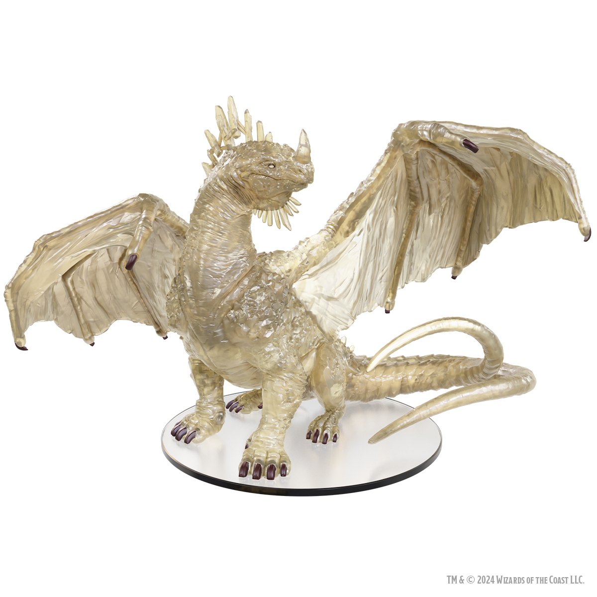 Adult Crystal Dragon - Painted - D&D Icons