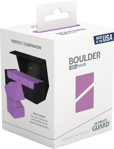 Ultimate Guard - Boulder 100+ Deck Box - Solid Lavender