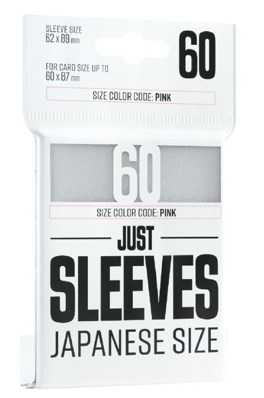 Japanese Sleeves - White - 60CT - Just Sleeves