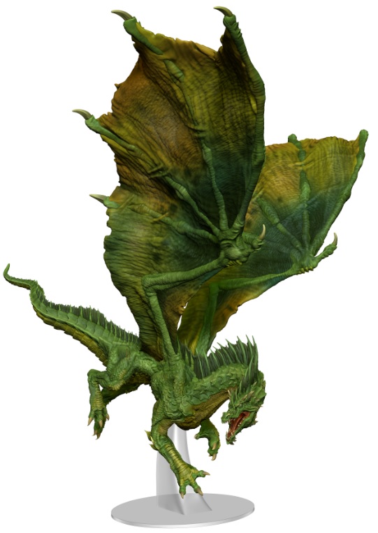 Adult Green Dragon - Painted
