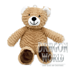 8 RIDGED PLUSH BEAR - TAN