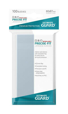 Japanese Sleeves - Clear Precise-Fit - 100CT - Ultimate Guard