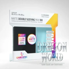 Standard Sleeves - Black Matte - 2x100CT - Gamegenic