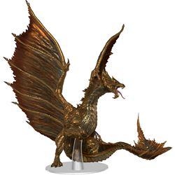 Adult Brass Dragon - Painted - DND Icons