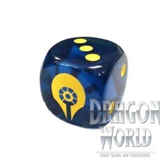 YuGiOh - Dice - Blue/Yellow Ally Of Justice