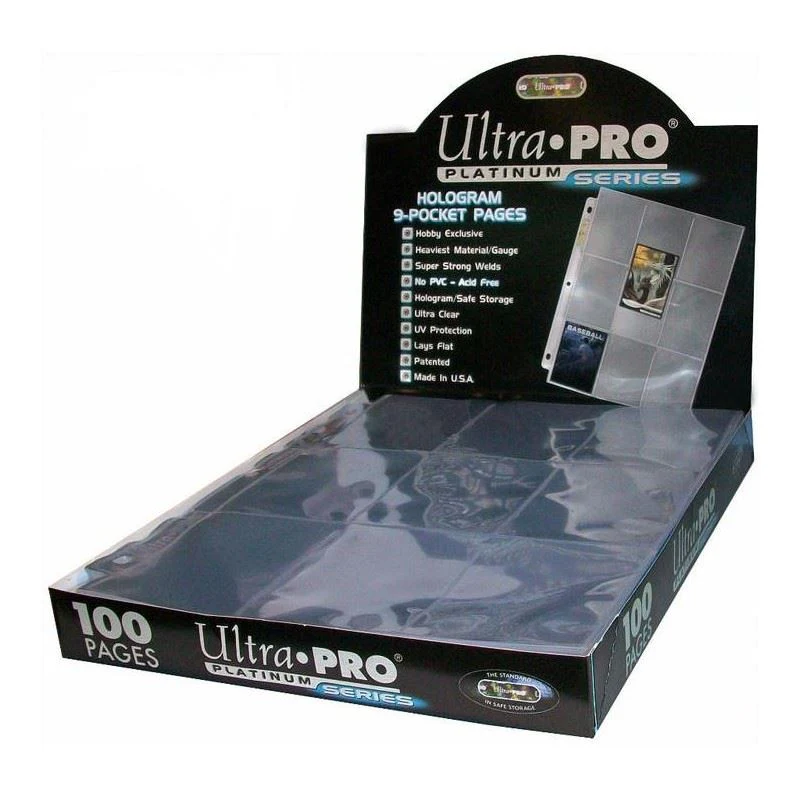 Binder Pages - Clear Holographic - 100ct - Ultra Pro