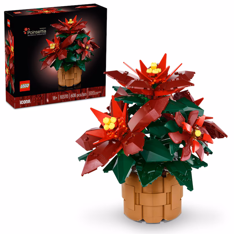 LEGO Botanical Collection - Poinsettia - 608pcs