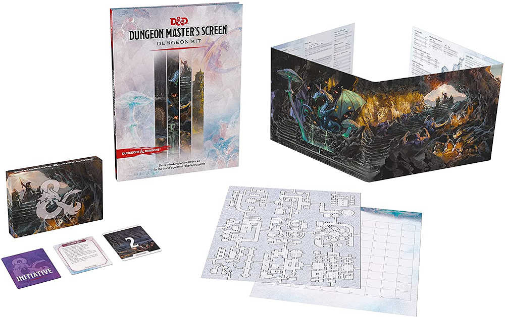 DND RPG DUNGEON MASTERS SCREEN DUNGEON KIT