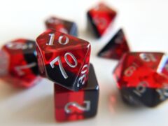Garnet Birthday Dice