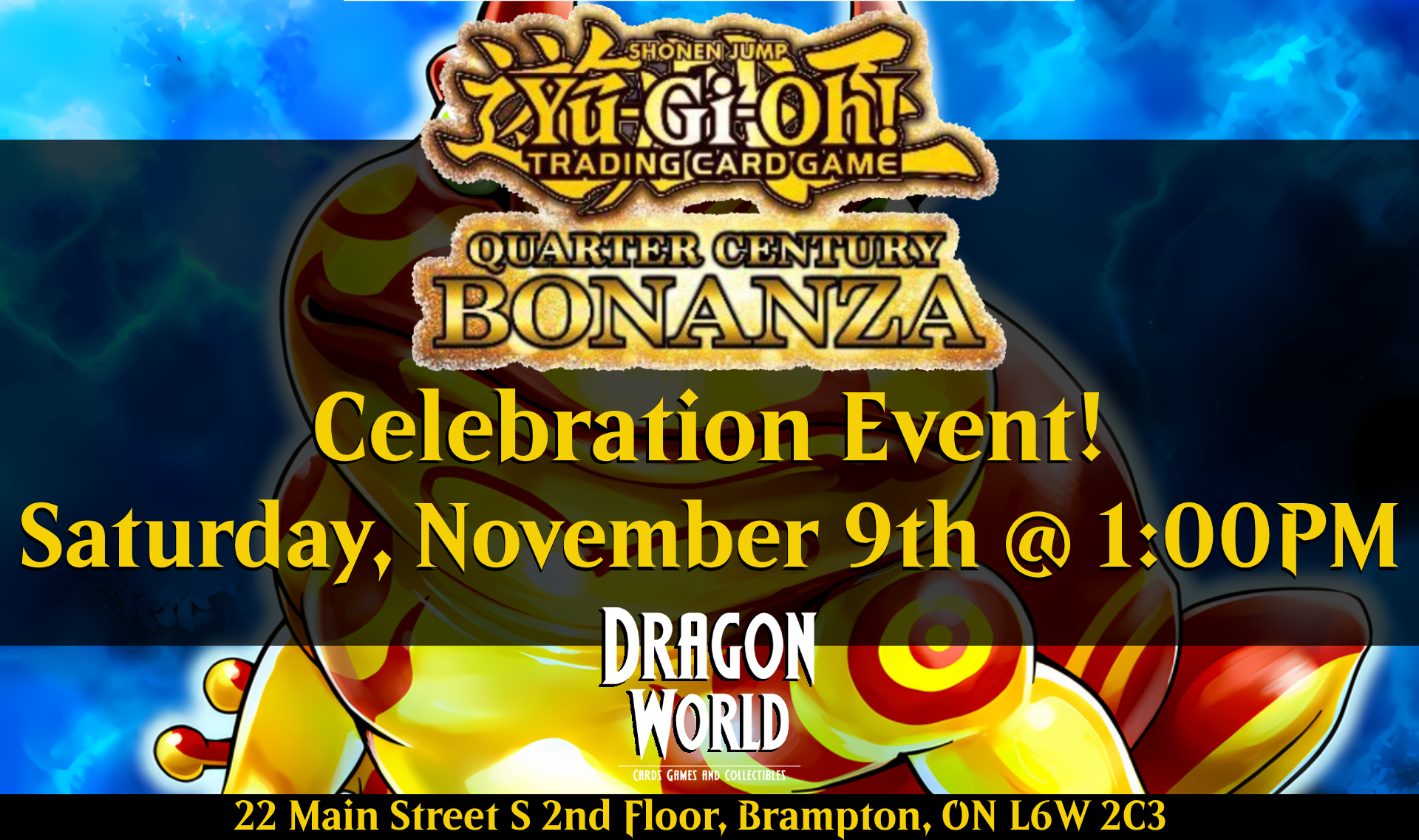 11/09 @ 1:00 PM Quarter Century Bonanza Celebration