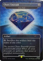 Chaos Emerald - Lotus Petal - Foil (SLD)(Borderless)(7033)