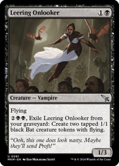 Leering Onlooker - Foil (MKM)