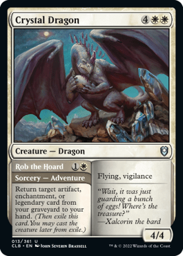 Crystal Dragon // Rob the Hoard (CLB)