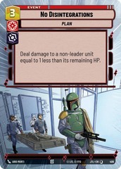 No Disintegrations - Hyperspace