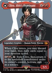 Clive, Ifrit's Dominant // Ifrit, Warden of Inferno (FIN)(Borderless)(0385)