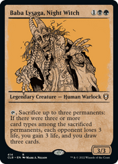 Baba Lysaga, Night Witch - Foil (CLB)(Showcase)