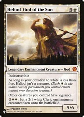 Heliod, God of the Sun (LIST)