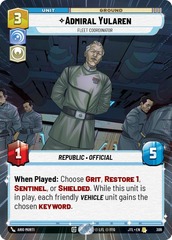 Admiral Yularen - Fleet Coordinator - Hyperspace