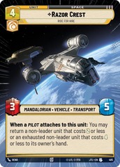 Razor Crest - Ride For Hire - Hyperspace