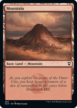 Mountain - Foil (CLB)(463)