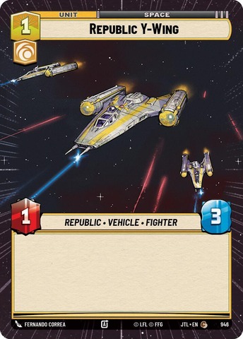 Republic Y-Wing - Hyperspace