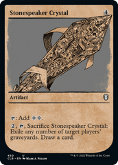 Stonespeaker Crystal (Showcase) - Foil (CLB)