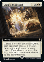 Sculpted Sunburst (Extended Art) - Foil (CLB)