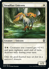 Steadfast Unicorn - Foil (CLB)