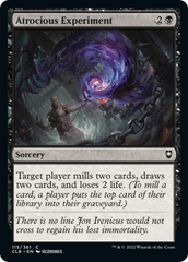 Atrocious Experiment - Foil (CLB)