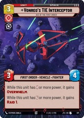 Vonreg's TIE Interceptor - Ace of the First Order - Hyperspace