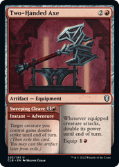 Two-Handed Axe // Sweeping Cleave - Foil (CLB)