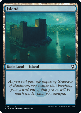 Island - Foil (CLB)(455)