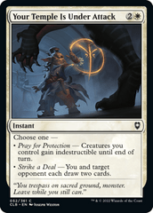 Your Temple Is Under Attack - Foil (CLB)