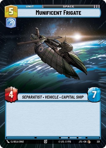 Munificent Frigate - Hyperspace
