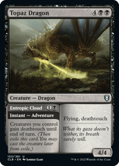 Topaz Dragon // Entropic Cloud - Foil (CLB)